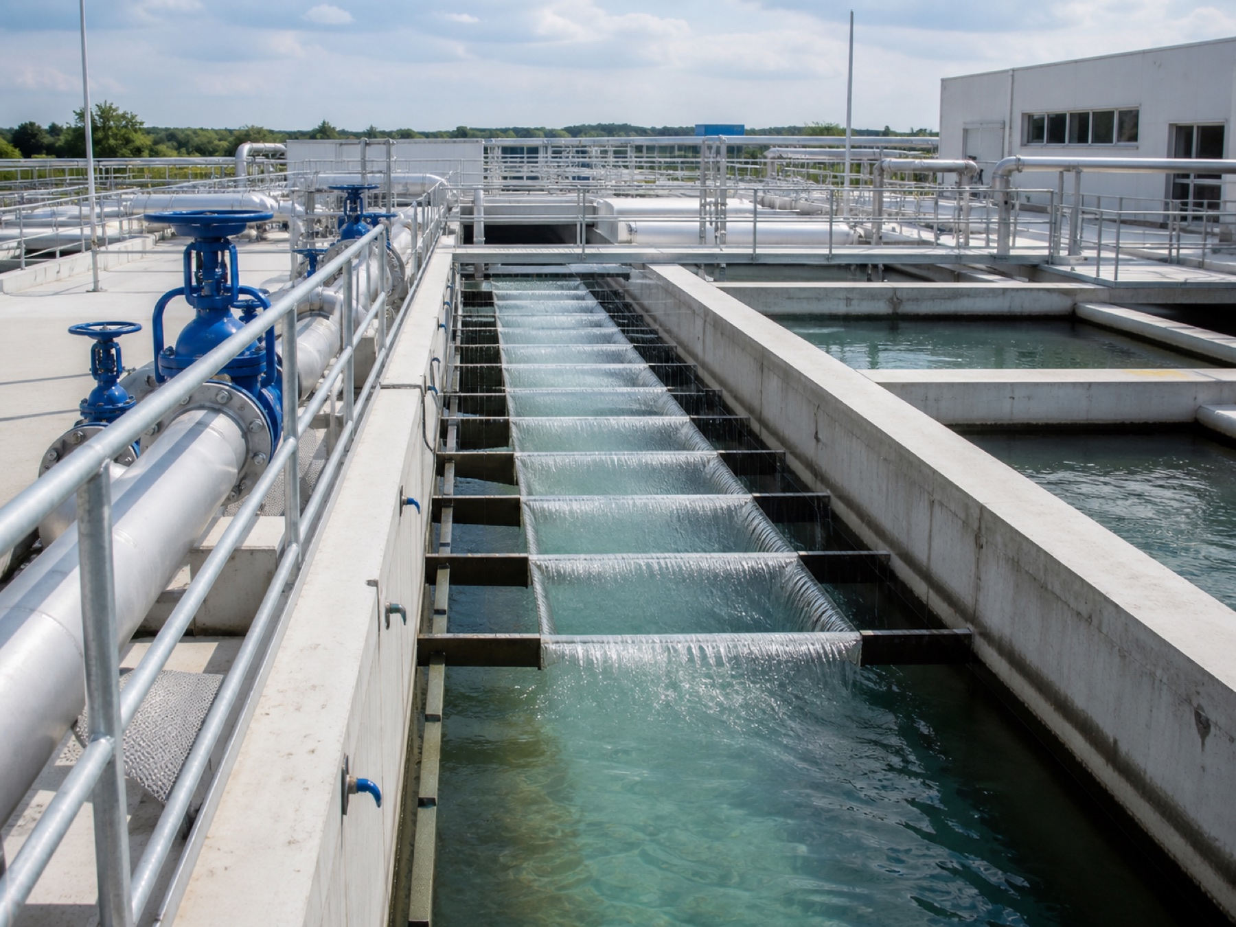 Infraestructura sanitaria y sistema de tratamiento de agua